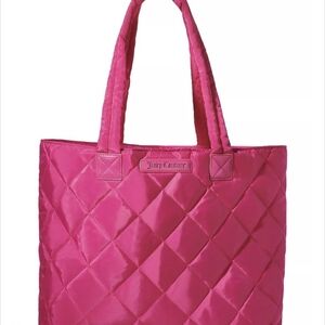 NWT Juicy Couture Fuchsia Quilted Tote